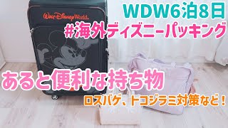 パッキング！ウォルトディズニーワールドへ！あると便利な持ち物！海外ディズニー編♩ロスバゲ、トコジラミ対策も完璧！