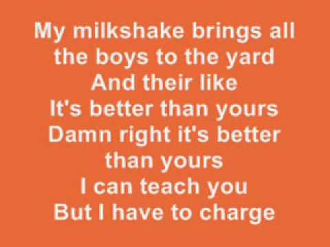 Kelis - Milkshake LYRICS - YouTube