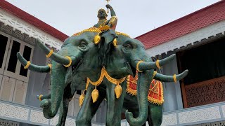 พระอินทร์ทรงช้างเอราวัณ วัดเทวราชกุญชรวรวิหาร กรุงเทพมหานคร Indra on the Erawan elephant