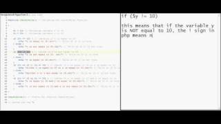 PHP TUTORIAL 3 - IF & ELSE Statements & Operators
