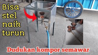 membuat dudukan kompor semawar/kompor jos yang kuat dan awet