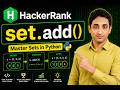 🔥 HackerRank Python set.add() | Easy Explained (Step-by-Step)