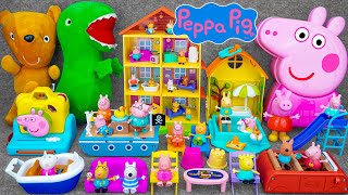 93 Minutes Satisfying with Unboxing Cute Peppa Pig House Playset Toys Collection ASMR | Review Toys