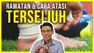 Rawatan Awal Terseliuh Kaki (Buku Lali). Prinsip POLICE.