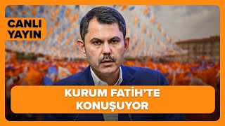 #CANLI | Cumhur İttifakı'nın İBB Başkan adayı Murat Kurum, Bayrampaşa'da konuşuyor