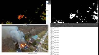 Fire detection with python