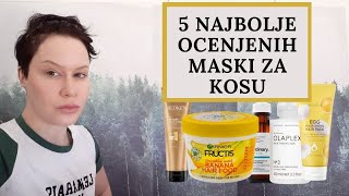 5 NAJBOLJE OCENJENIH MASKI ZA KOSU