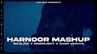 Harnoor Mashup | Waalina x Moonlight x Chan Vekhya | Lofi | latest  Mashup 2022 .