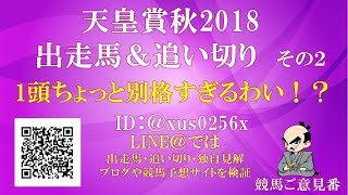 【天皇賞秋2018出走馬その２】一週前追い切り　レイデオロ下馬だと！？おいおい！