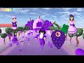 Banjir Muncul Anggur Ungu🍇 Raksasa Cari Mutiara Ubah Semua Jadi Bayi Anggur| Sakura School Simulator