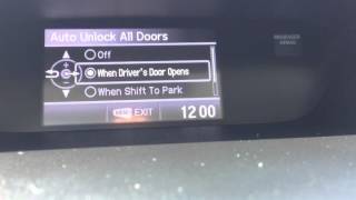 How to change your personal settings on 2012-2016 Honda CR-V