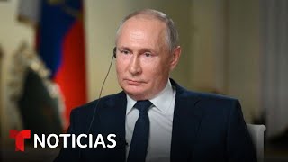 Esto respondió Putin cuando le preguntaron si es un asesino | Noticias Telemundo