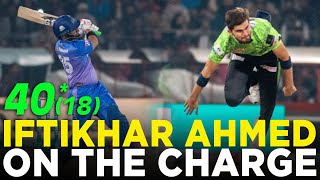 Iftikhar Ahmed on the Charge | Lahore Qalandars vs Multan Sultans | Match 14 | HBL PSL 9 | M2A1A
