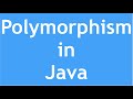 Java Tutorial - Polymorphism in Java | Compile time polymorphism in Java | Override method in Java