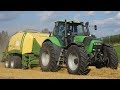 Deutz-Fahr AGROTRON auf Hektarjagd! - Strohernte 2018 mit Krone BIG PACK