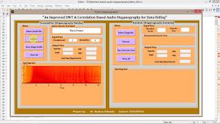 Audio Steganography for Secret Data Hiding Using Matlab Project Code | Audio Steganography Using DWT