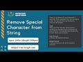 Remove Special Characters From String Python