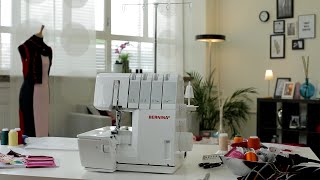 BERNINA overlocker/serger L 450: first steps, stitching preparation