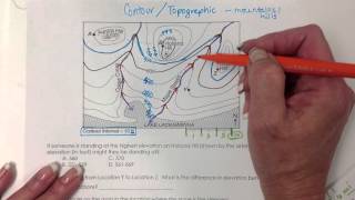 Contour Map / Topographic Map Reading