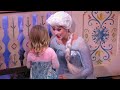 meeting her favorite princess elsa