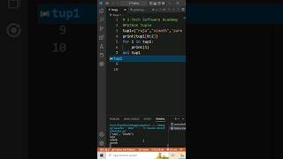 Tuple Function using Python Programming #shortsfeed #shorts #shortvideo #viralshorts #tutorial