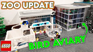 Bird Aviary & Glass Viewing Tunnels LEGO Zoo Update!