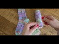 tutoriel tricot chaussettes en toe up talon en rangs raccourcis