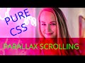 Create Simple Parallax Scrolling Effect | pure css parallax scrolling | Ujjwal Technical Tips