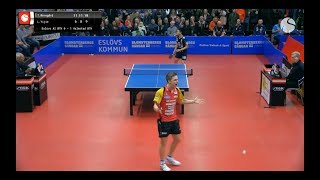 Highlights | Truls MOREGARDH (SWE) 3-0 LI Yijie 李艺杰 (CHN) (2018/19 Pingisligan Final R2)