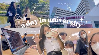 📹 VLOG a day w/ me at uni วิศวะsoftwareอินเตอร์ม.เกษตรเรียนอะไร? หน้าติดทน เบื่อติดบัค อยากติดเธอ 🥺💖