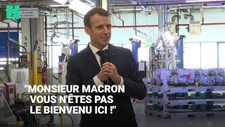 Macron interpellé par un ouvrier de l'usine Renault de Maubeuge