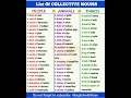 list of collective nouns ieltspreparation englishspeaking learnenglish sscchsl short shorts