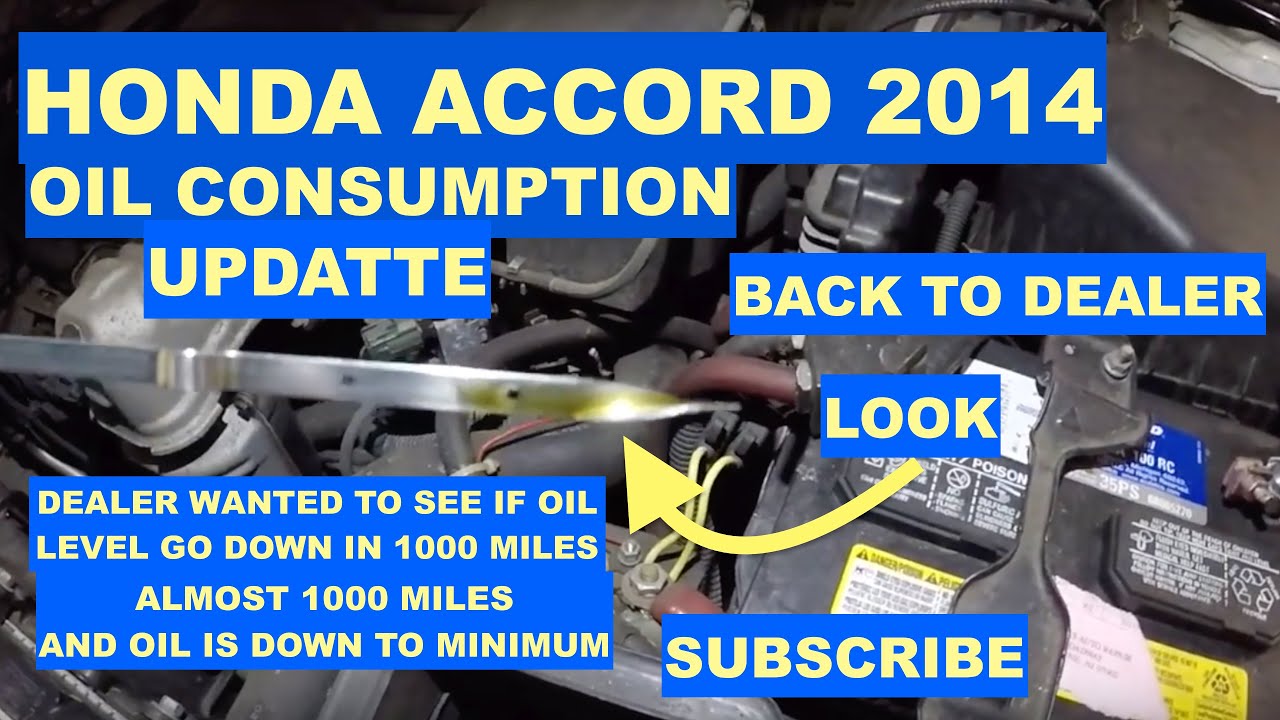 Honda Burning Oil, Oil Consumption Problem Back To Dealer - YouTube