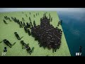 100 warden vs 1000 enderman minecraft