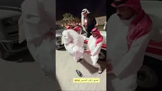 اقوى تحدي اركب الددسن 😂😂😂 طحت على الارض  /ابو مرداع