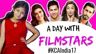 A Day with FILMSTARS ... #KCAIndia17 #Travel #MyMissAnand