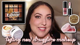 TESTING BRAND NEW DRUGSTORE MAKEUP 2022 | FULL FACE OF FIRST IMPRESSIONS |  MISSGREENEYES