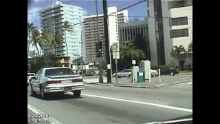 Hawaii streets in 2000 - p1 Honolulu, Waikiki, Diamond Head Rd, Kalanianaole Hwy, etc.