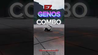 EZ GENOS COMBO || The strongest battlegrounds #roblox #thestrongestbattlegrounds #shorts