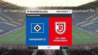 FIFA 22 | Hamburger SV vs SSV Jahn Regensburg - Volksparkstadion | Full Gameplay