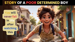 TALE OF A POOR DETERMINED BOY: FROM KITES TO DREAMS😲😍 | Moral Story for Children | English Cartoon