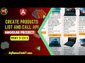 Angular Live ep 2-2 : Create Products List And Call API  | Create Ecommerce Angular Project