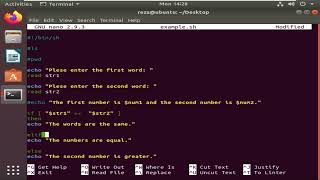 4. If statement - Comparing two - Bash Scripting