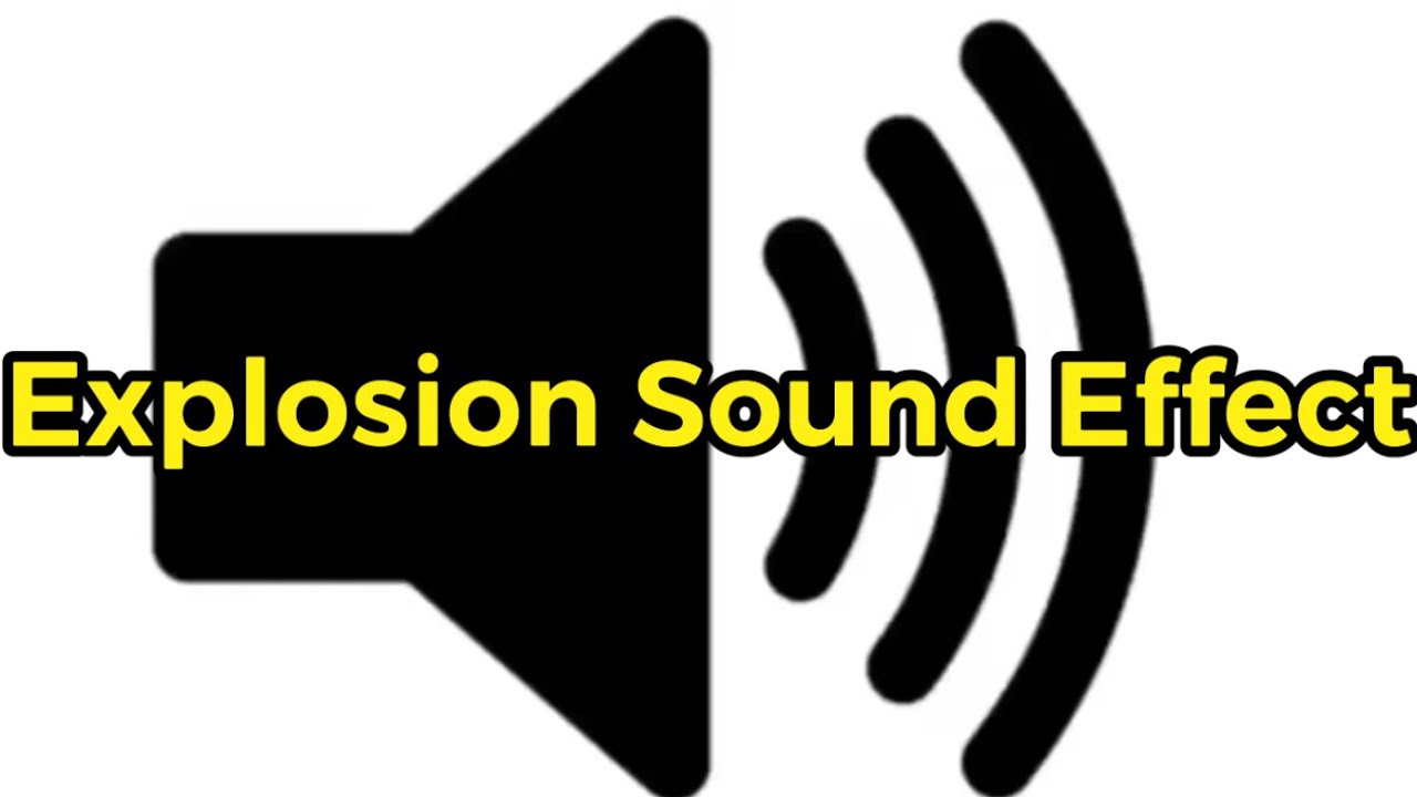 Explosion Sound Effect Youtube