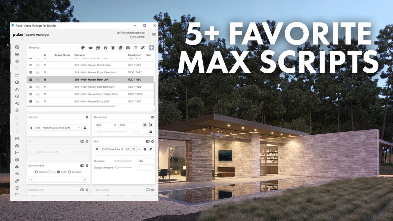 Top scripts. Top 13 must-have Archviz Plugins and scripts for 3ds Max.