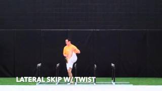 Lateral Skip W/Twist: 3D Performance Training