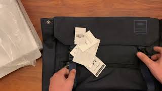 Unboxing of Anello Moonshot Water-repellent Messenger Bag from ANELLO