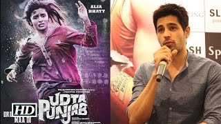 Sidharth's Shocking Remark On Alia's Look In 'Udta Punjab'