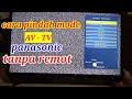 cara pindah mode av tv led panasonic tanpa remot