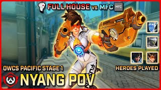 [ Nyang ] Full House vs MFC | Round Robin | OWCS PAC Stage 1